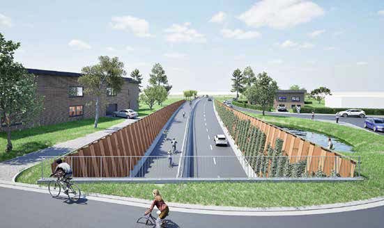 streefbeeld tunnel Lokeren.