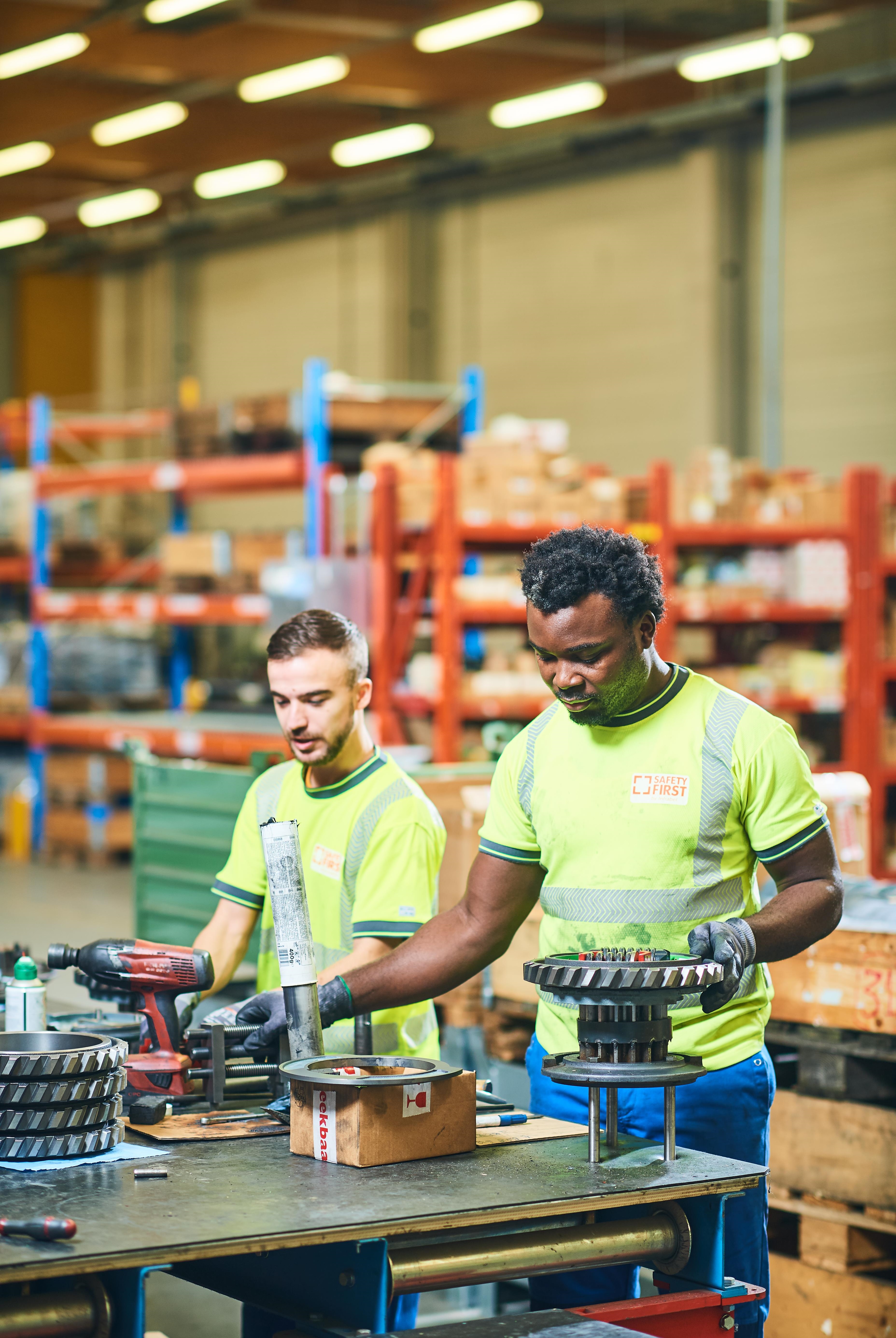 Onderhoudspersoneel.