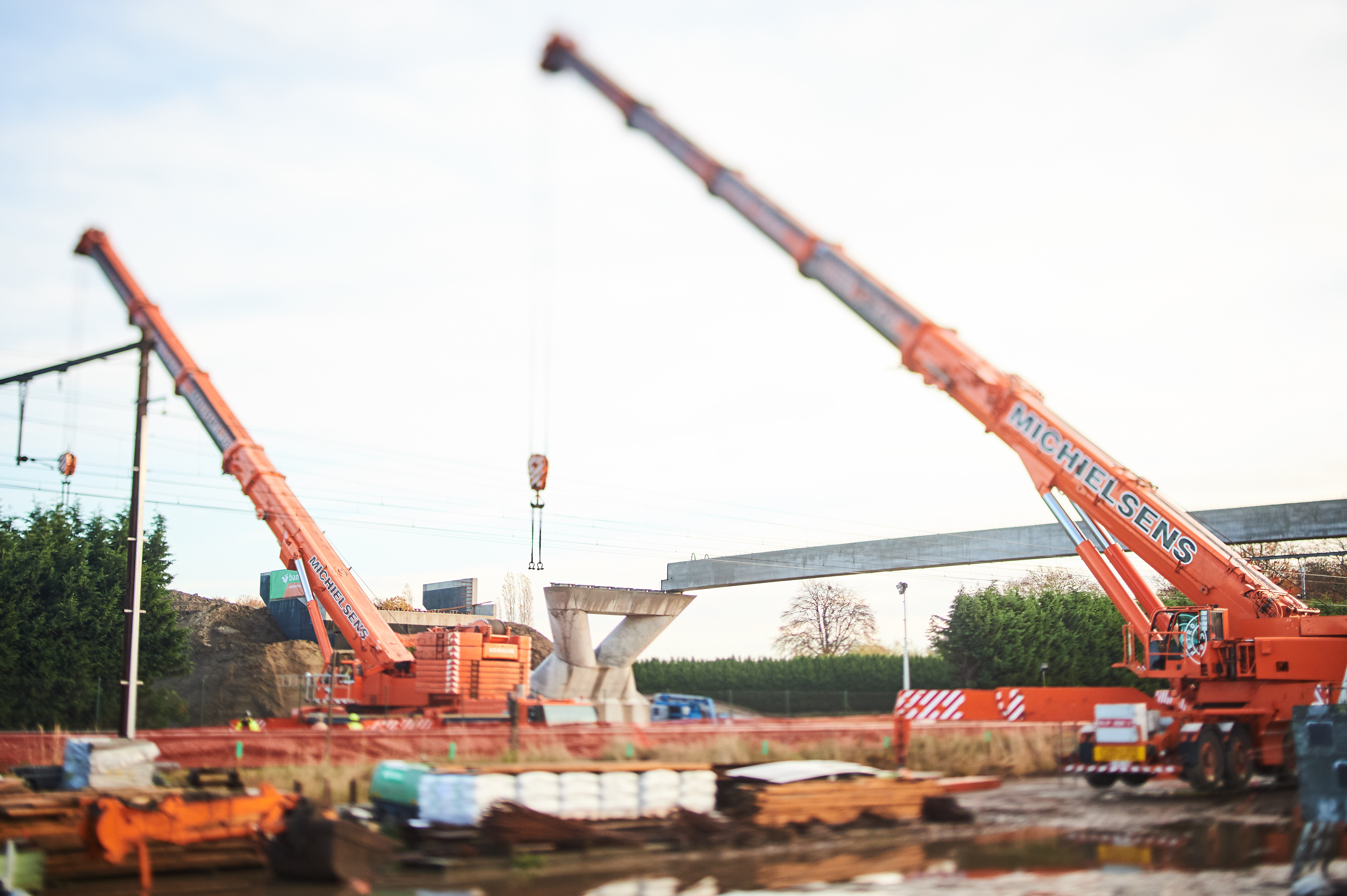 3de en 4de spoor tussen Gent en Brugge.