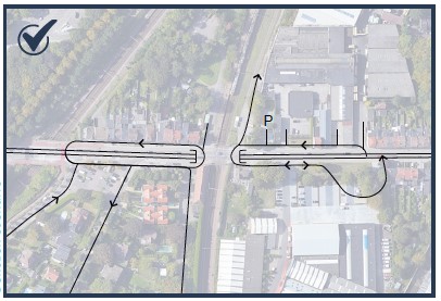Concept auto- en vrachtverkeer.