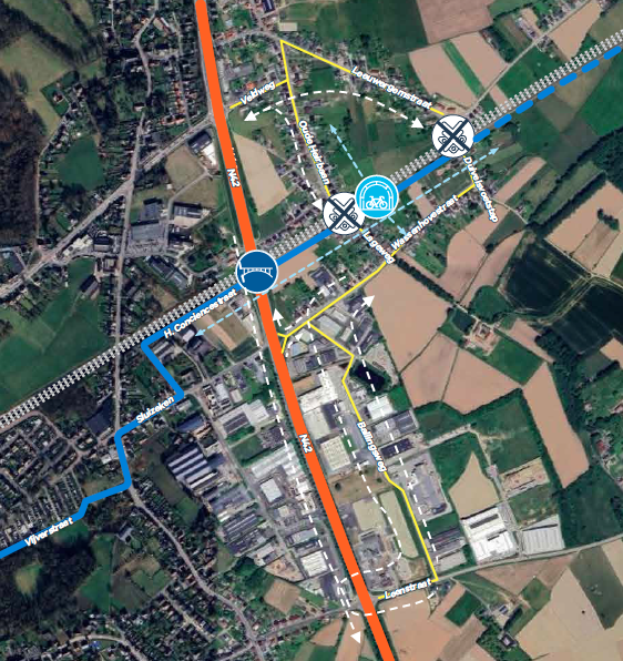 Omgeving Leeuwergem.