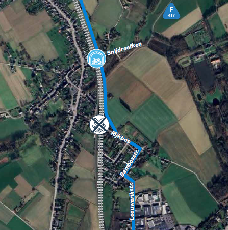 Plattegrond omgeving Rijkbos.