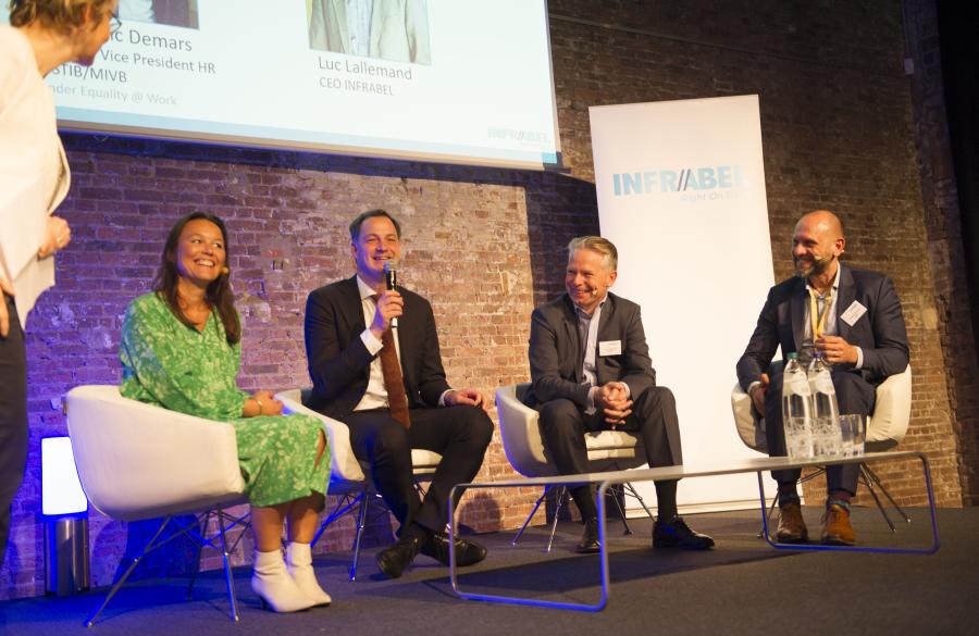 rencontre avec Proximus, la STIB et le Ministre fédéral Alexander De Croo.