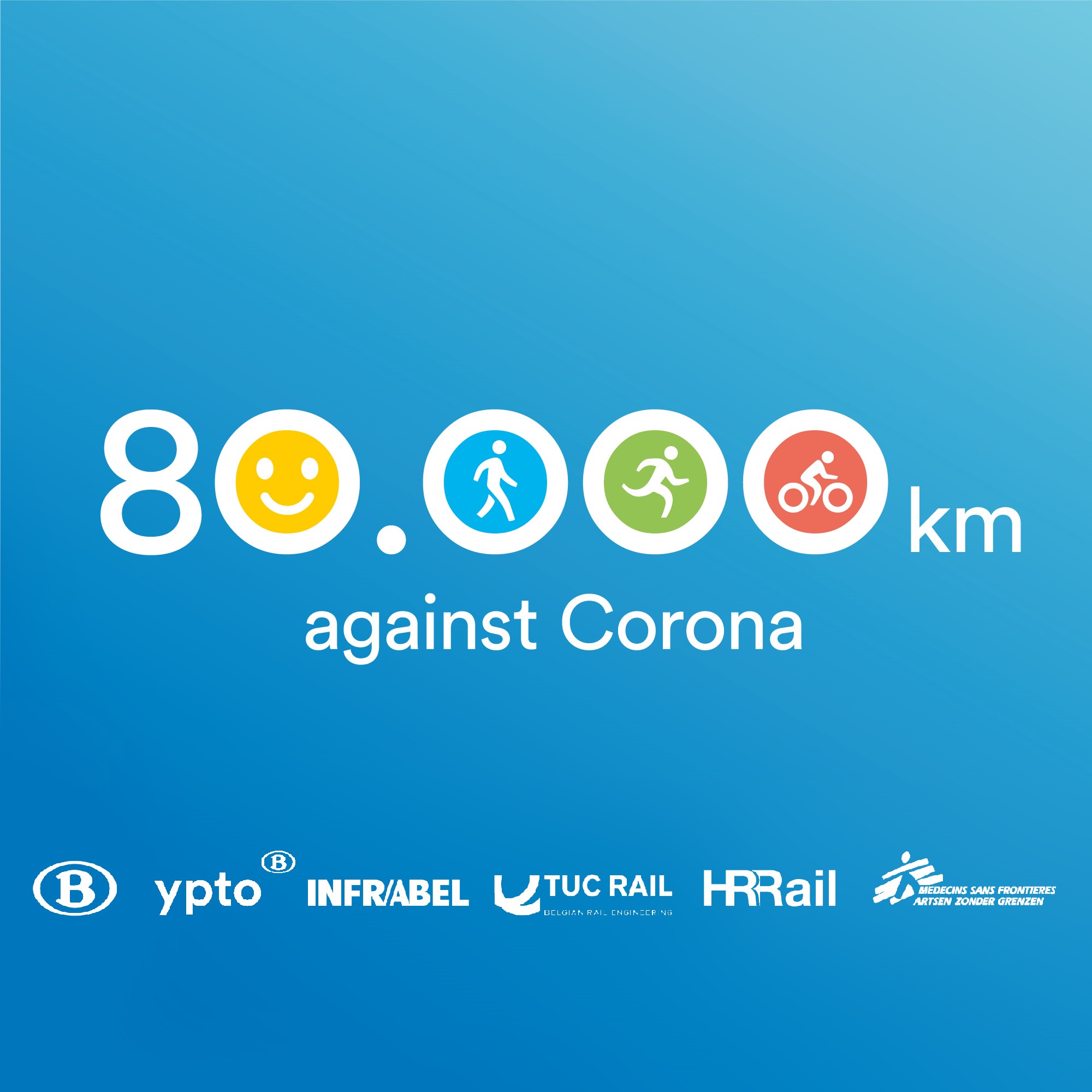 80.000km against Corona 80.000km against Corona.