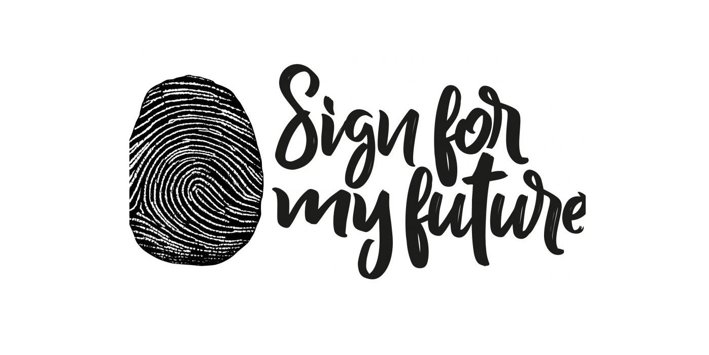 Sign for my future.