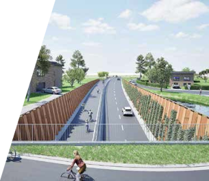 streefbeeld tunnel Lokeren.