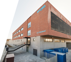Nieuw Logistiek Centrum Infrastructuur (LCI) van Charleroi.