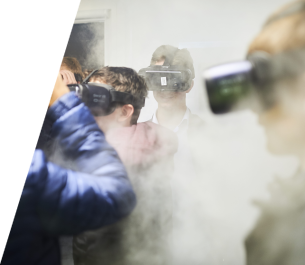 La réalité virtuelle de The Floor.