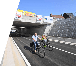 Nieuwe tunnel vervangt laatste overweg in Hansbeke.