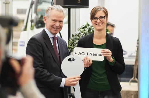 Luc Lallemand inaugure l'antenne CLI de Namur.