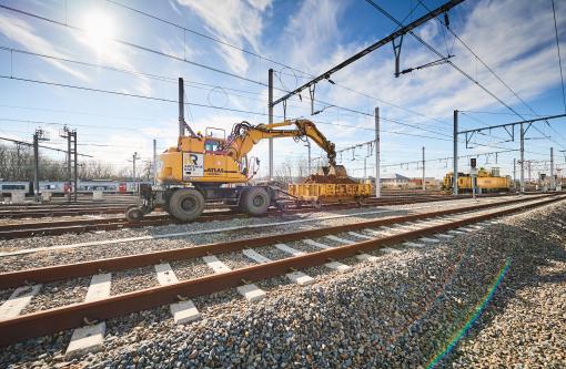 Werken Station Aarlen.