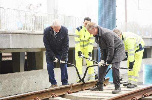 Relancement travaux RER sur la ligne 124.
