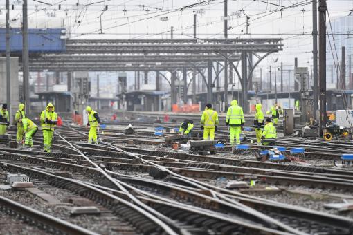 Werf Brussel-Zuid.