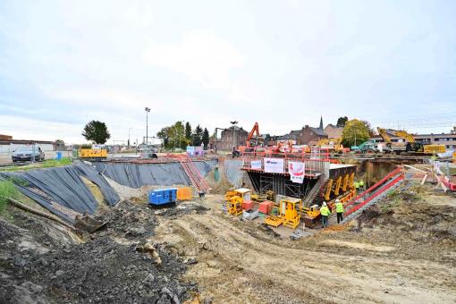 Grote infrastructuurwerken in Diepenbeek.