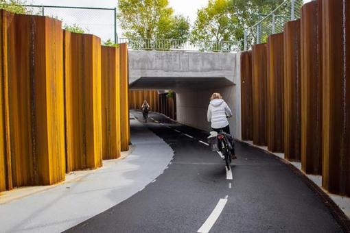 Voorbeeld fietstunnel.