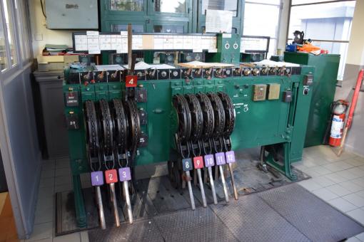 Laatste mechanische seinen.
