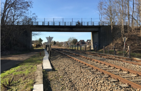 Fietsbrug Routeken, Heusden-Zolder.