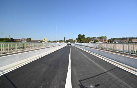 Nieuwe tunnel Hansbeke.