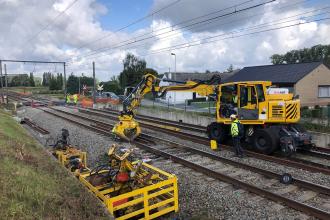 Travaux L34 Hasselt-Tongeren.