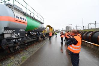 Formation pour les pompiers : « travailler en sécurité dans l’environnement ferroviaire ».