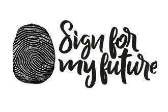 Sign for my future.